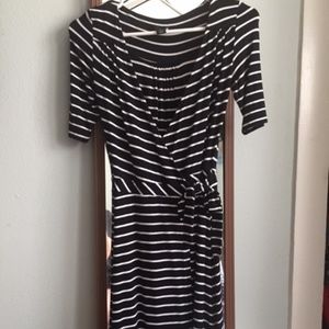Striped Semi-Casual Dress